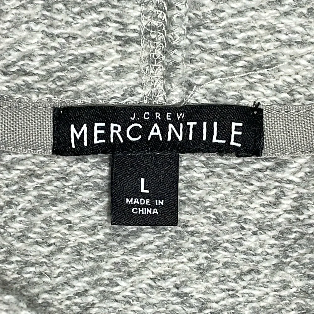 J. Crew Mercantile Women’s Size Large heather grey cowl neck‎ sweater. EUC